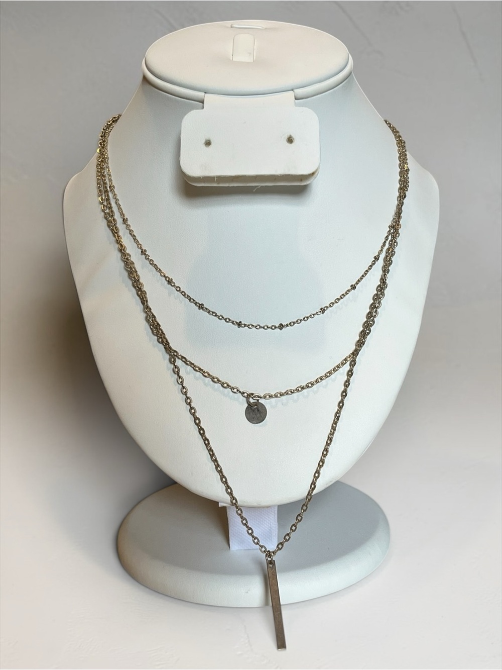 🍭5 for $20🍭 Silver Tone Multi Layer Necklace CC X